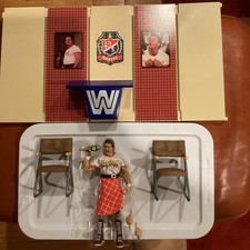 WWE Mattel Elite Piper's Pit Diorama W/ Rowdy Roddy Piper Only