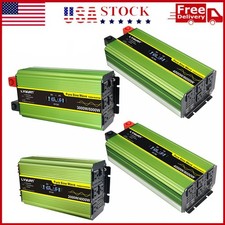 2000W 3000W 4000W Pure Sine Wave Power Inverter 12V 24V to 110V Converter Camp
