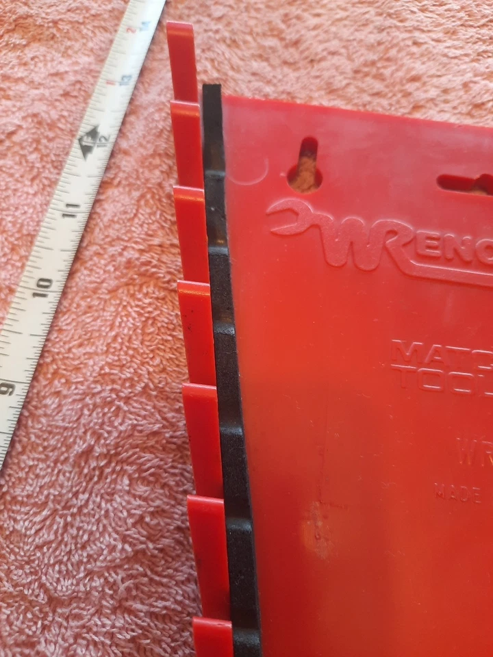 Matco Tools 15 Position Wrench Holder Storage Rack Plastic Red - Image 4 of 4
