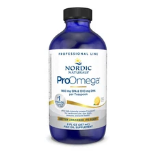 Nordic Naturals ProOmega Liquid - Concentrated Omega-3 Fish Oil, Lemon, 8 oz.