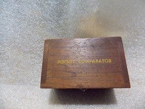 Bell & Howell Pocket Comparator In wood box with instructions