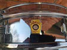 1967 RARO rullante Ludwig #405 cromato 13"x 3" con alette downbeat...OTTIMO!