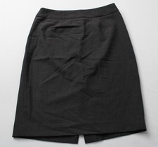 Calvin Klein Women's High Rise Luxe Stretch Pencil Skirt CA4 Charcoal Size 2