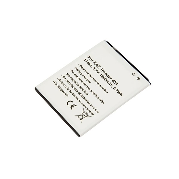 Avizar, Kazam Trooper 451 Kompatibler Smartphone Li-Ion Batterie 1800Mah-image