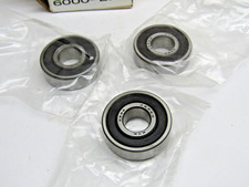  Lot of 3 KYK Japan 6000-2RS 10mm X 26mm X 8mm Sealed Bearing