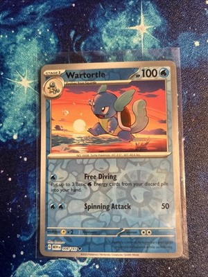 [NM] Wartortle 008/165 Sv: Scarlet & Violet 151 Reverse Holo [ENG]