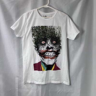 The Joker Insanity Tee Shirt Dc Comics White Graphic T Unisex Size M Medium