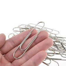 HAHIYO Paperclips Nonskid Extra Large Sturdy 3  Length Paper Clips with Ri