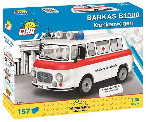 Cobi 24595 - 1/35 Barkas B1000 Ambulance - New