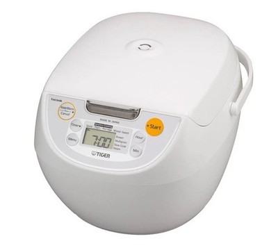 Tiger 5.5-Cup Micom Rice Cooker and Warmer, Nonstick, Japanese, White NEW In Box