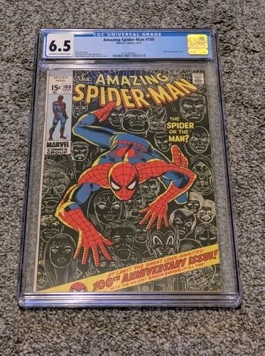 Amazing Spider-Man #100 - CGC 6.5 - 1971 Marvel Stan Lee John Romita Anniversary