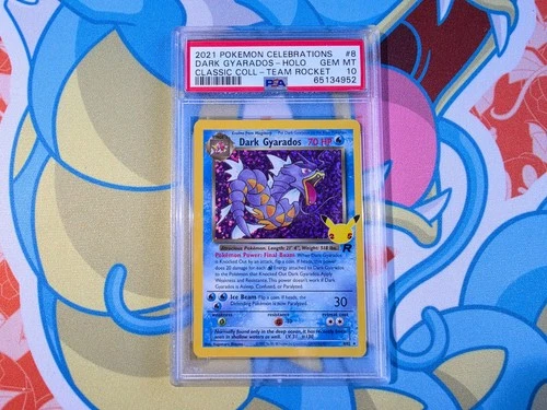 Dark Gyarados 2021 Pokemon Celebrations Classic Collection Team Rocket PSA 10 💎