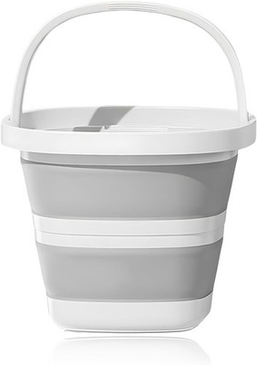 Collapsible Bucket, 2.6 Gallon/10L Foldable Square Tub Lig Color: Square (10l)