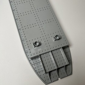 Lego Boat Hull - 7994 City Harbor, 74 x 18 x 7 with Light Bluish Gray Top - Used