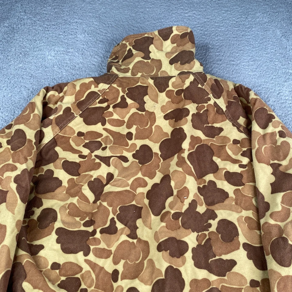 Vintage Gamehide Reversible Hunting Jacket Mens XL Duck Camo/Orange Fleece Zip - Image 4 of 4