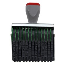 13 Digits Office Stamps,Number Stamp Business Stamps Changeable Stamp Rolling...