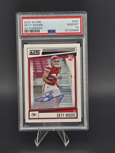 2022 Score - Rookies Skyy Moore #391 Signatures (AU, RC) - Bild 1 von 2