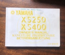 Yamaha XS 250/ 400 Owners Manual