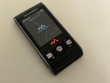 Sony Ericsson W595 - unlocked - Black red Rare cell phone