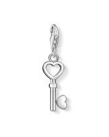 Thomas Sabo Damen Charm SchlüSsel Herz 925 Sterling Silber Charm Club AnhäNger