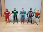Vintage 1984 DC Super Powers Lot Flash Green Lantern 1989 Superman Robin Batman
