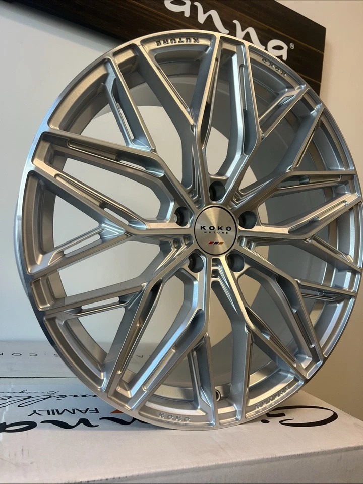 20" STAGERED KOKO KUTURE COMO MACHINE AROS PRATA (5X112) BENZ S560 X5 BMW AUDI - Imagem 3 de 4