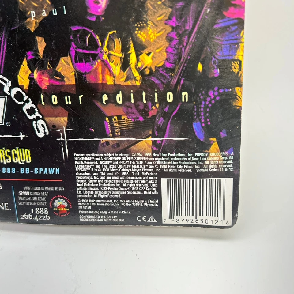 Figura de acción McFarlane Toys Gene Simmons KISS Psycho Circus 7" Foto 3 de 4