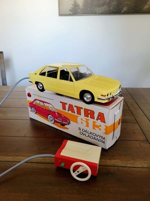 Vintage Tatra 613 Remote Control Car Made in Czechoslovakia by Ites Koh I Noor