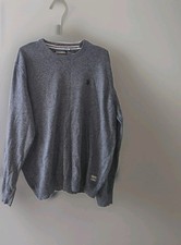 St George by Duffer Men's blue Long sleeve Jumper Pullover Size XL Chest 46-48" 