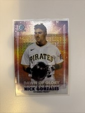 2021 Bowman Chrome Mojo Refractor Dawn Of Glory Nick Gonzalez #DG-12 Pirates