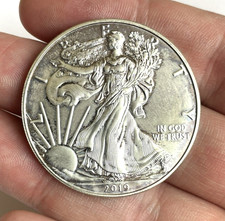 Solid .999 Silver 1oz 2019 U.S.A Liberty Coin in Very Good Condition