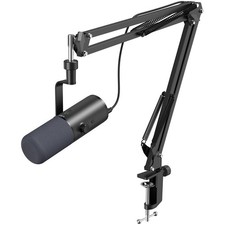 TONOR Dynamic Podcast Microphone for Studio, 16.7''L x 5.4''W x 4.5''H, Black