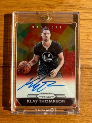 /150 Klay Thompson 2015-16 Panini NBA Prizm Auto Autograph Golden State GSW
