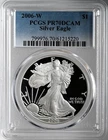 2006-W  $1  PROOF AMERICAN SILVER EAGLE (ASE/SAE) PCGS PR70 DCAM  #61215220