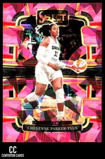 2024 Panini Select WNBA #62 Cheyenne Parker-Tyus Prizms Pink Ice Atlanta Dream