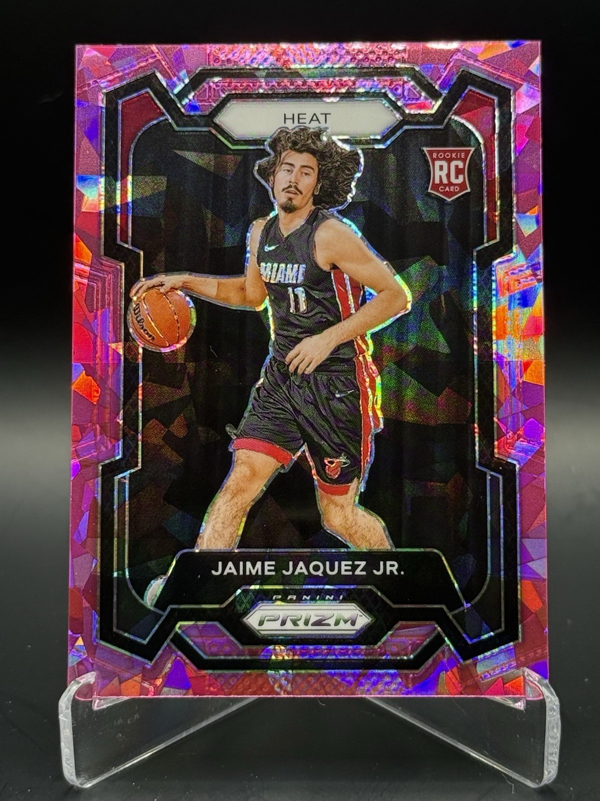 2023-24 Panini Prizm - Jaime Jaquez Jr. #137 Pink Ice Prizm (RC)