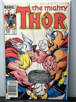 The Mighty THOR #338 Marvel, 1983 2nd App Origin Beta Ray Bill Newsstand 