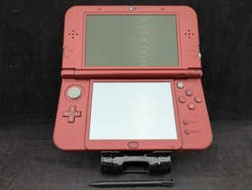 B2222 Nintendo new 3DS LL XL console Metallic Red w/Box pen manual ARcard x