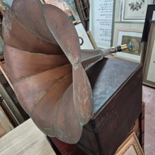 Vintage Conical Trumpet Prop - Interior Decor, Multi-use