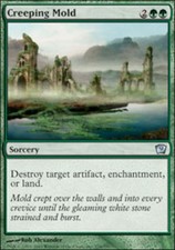 Creeping Mold Light Play, English Magic the Gathering MTG 9th Edition