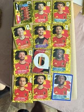 Belgium LOT Panini FIFA World Cup 2026 Gold Crumple Parallels Stickers