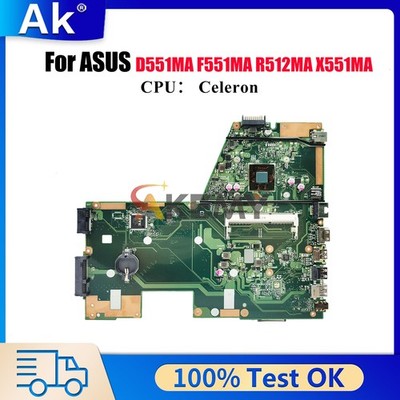 X551MA Laptop Motherboard For ASUS F551MA D551MA R512MA Mainboard W/ CPU