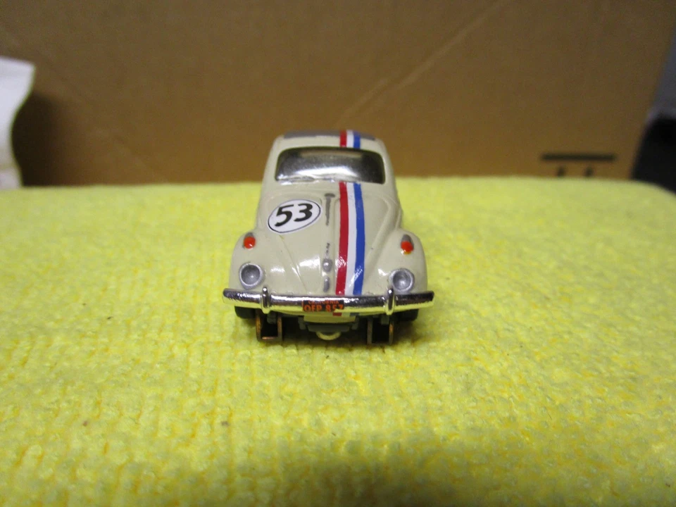 BAUER # 4391 VW HERBIE THE LOVE BUG ESTRELLA DE CINE. # 53 HO SLOT CAR Foto 2 de 4
