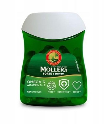 MOLLERS FORTE Norwegian Fischöl 60 Kaps. Omega-3 Vit.D und E, Immunität
