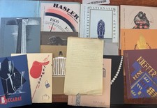 Rare 1930s Canson Montgolfier Mi-Teintes 14 Advertising Cover Sample Set T4