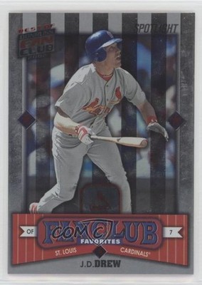 2002 Donruss Best of Fan Club Spotlight 85/100 JD Drew #294 n1u