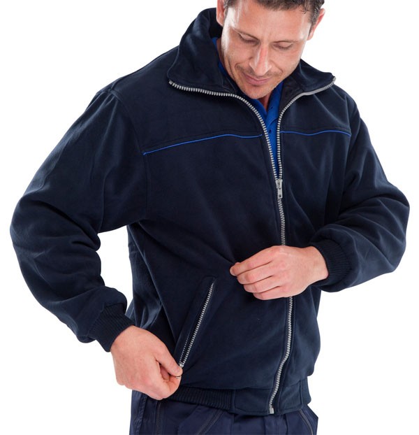 Beeswift Endeavour Fleece Navy Blue L EN28NRL - Image 5