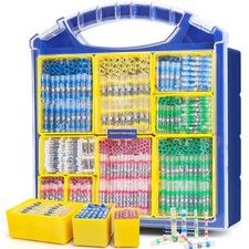 520PCS Solder Seal Connector Kit: 5 Color-Coded Sizes Easy Storage