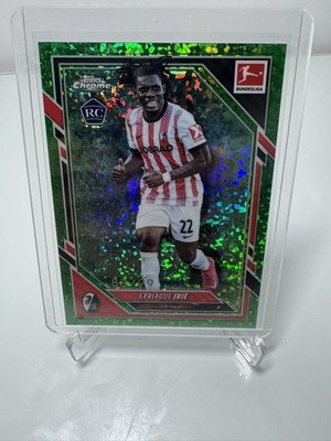 Topps Chrome Bundesliga 2025/26 - Cyriaque Irie - Green Mini Diamonds /99