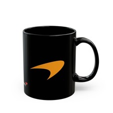 11oz Black Mug - Mclaren Logo Black